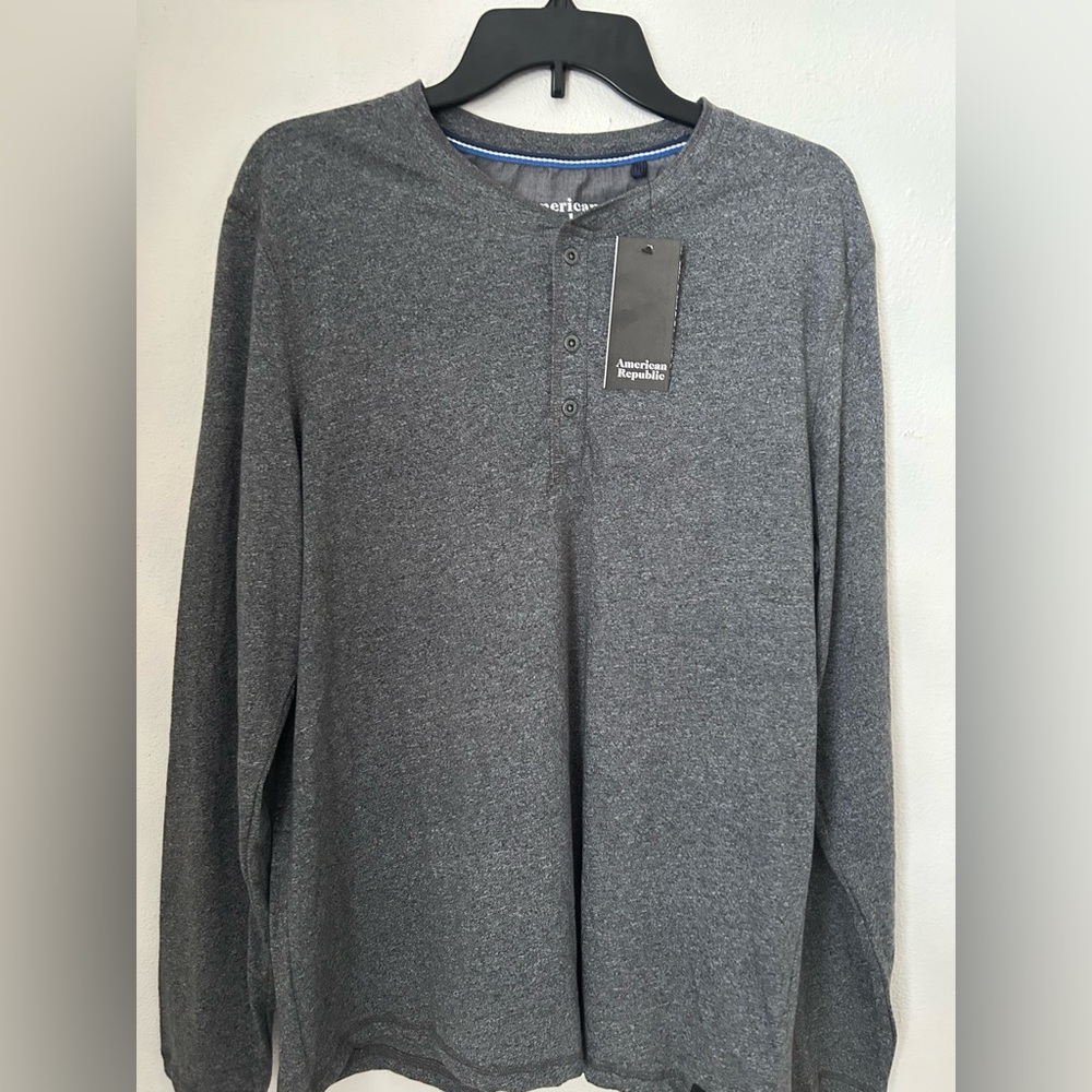 American Republic Wicking Long Sleeve T-shirt Size Medium